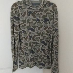 Free Fly Lightweight Camo Bamboo Hoodie, Size M